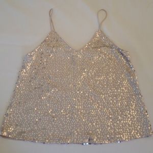 Forever 21 Sequin Tank Top